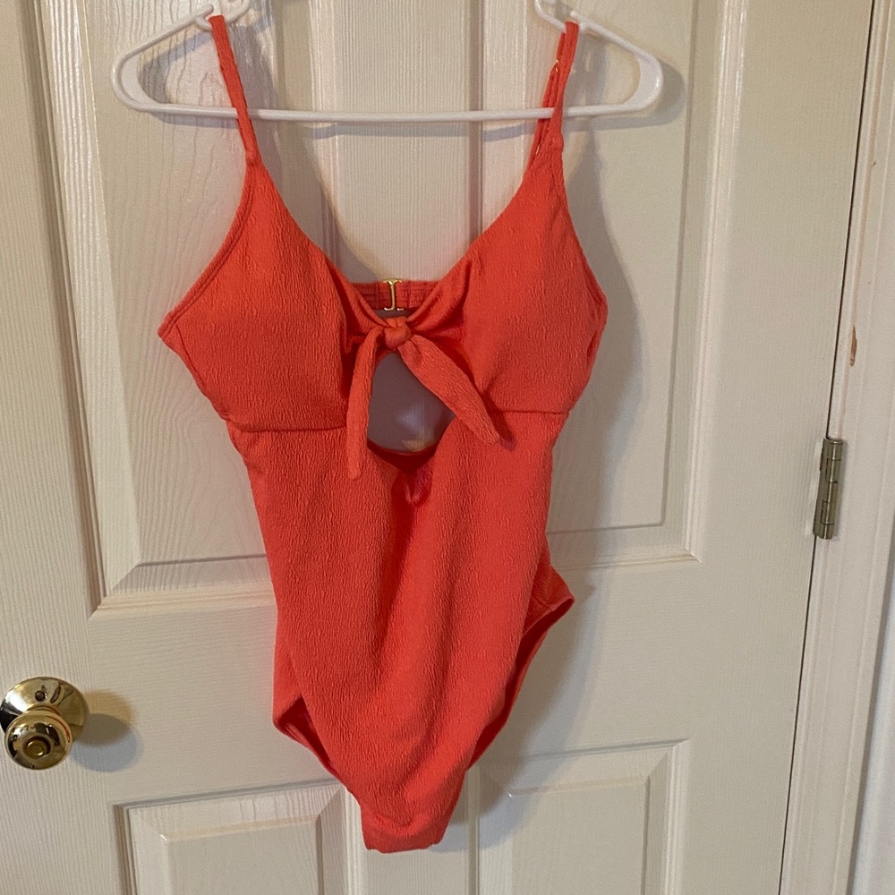 Shade & Shore Coral One-Piece Swimsuit